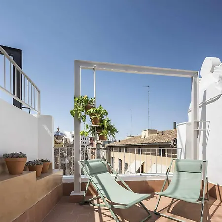 Апартаменты Centro De Preciosa Terraza Валенсия